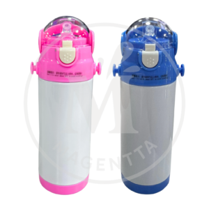 termo automático niño y niña acero inoxidable personalizado en Magentta Ink - Mugs personalizados