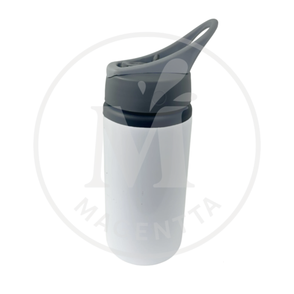 caramañola tapa gris de 500ml y 600ml personalizado - Mugs personalizados